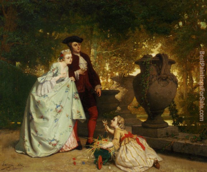Auguste Serrure Paintings for sale